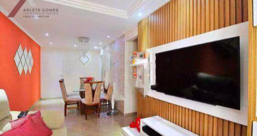 Apartamento com 2 dormitórios à venda, 64 m² por R$ 290.000,00 - Jardim Utinga - Santo André/SP