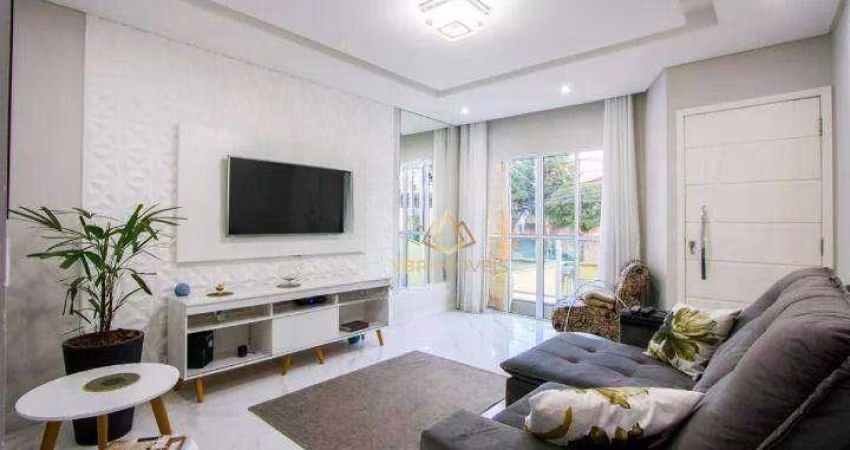 Sobrado com 3 dormitórios à venda, 176 m² por R$ 859.000,00 - Vila Pires - Santo André/SP