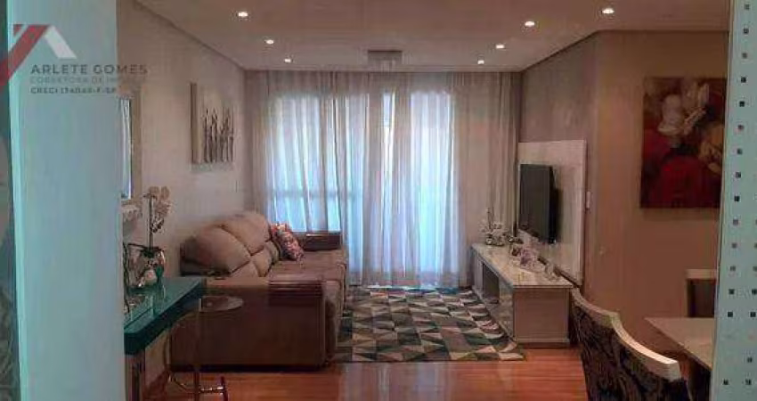 Apartamento com 3 dormitórios à venda, 110 m² por R$ 837.400,00 - Jardim Bela Vista - Santo André/SP