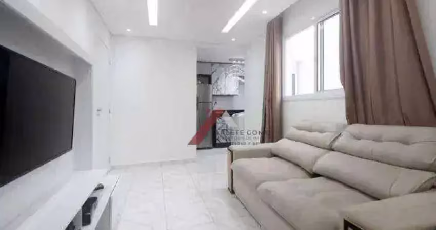 Apartamento com 2 dormitórios à venda, 46 m² por r$ 298.000,00 - vila bocaina - mauá/sp