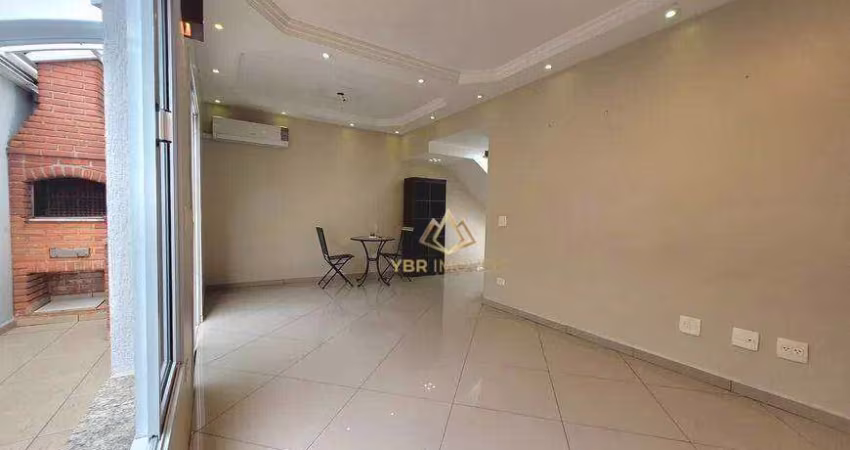 Sobrado com 3 dormitórios à venda, 130 m² por R$ 640.000,00 - Vila Valparaíso - Santo André/SP