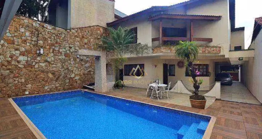 Sobrado com 4 dormitórios, 495 m² - venda por r$ 3.000.000,00 ou aluguel por r$ 23.961,00/mês - jardim - santo andré/sp