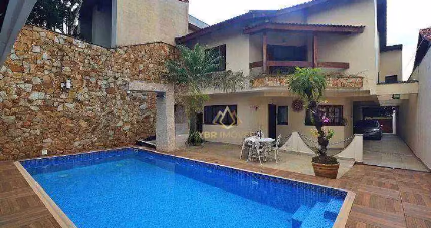 Sobrado com 4 dormitórios, 495 m² - venda por r$ 3.000.000,00 ou aluguel por r$ 23.961,00/mês - jardim - santo andré/sp