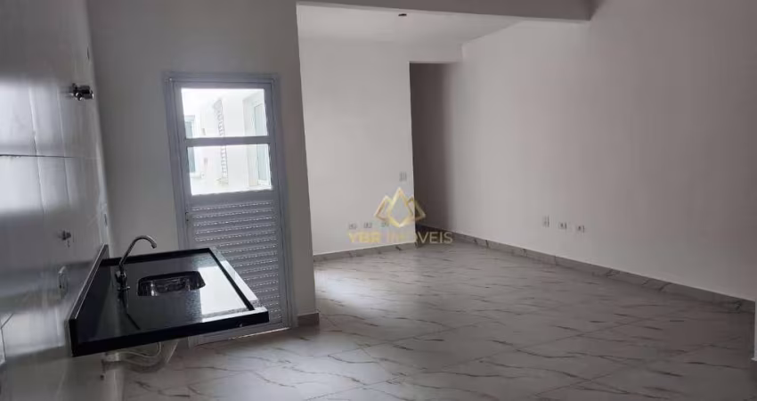 Apartamento com 2 dormitórios à venda, 47 m² por R$ 370.000 - Vila Valparaíso - Santo André/SP