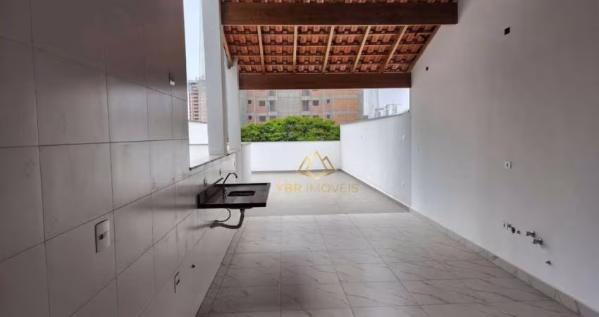 Cobertura com 2 dormitórios à venda, 95 m² por R$ 510.000 - Vila Valparaíso - Santo André/SP