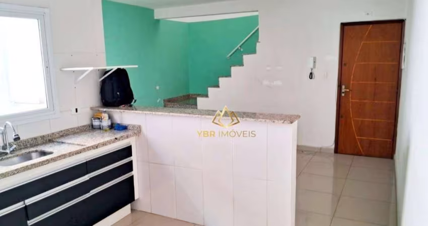 Cobertura com 2 dormitórios à venda por R$ 520.000 - Vila Humaitá - Santo André/SP