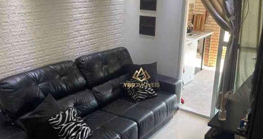 Sobrado com 3 dormitórios à venda, 130 m² por R$ 636.000 - Jardim Santo Antônio - Santo André/SP