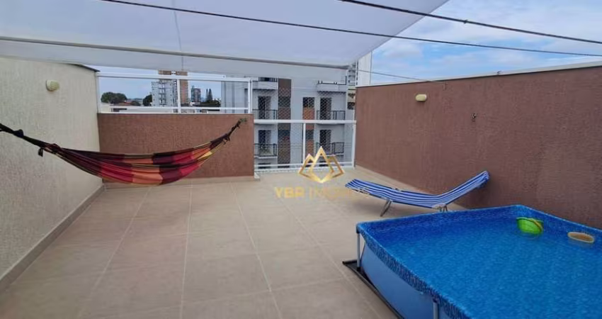 Cobertura com 2 dormitórios à venda, 110 m² por R$ 721.000 - Campestre - Santo André/SP