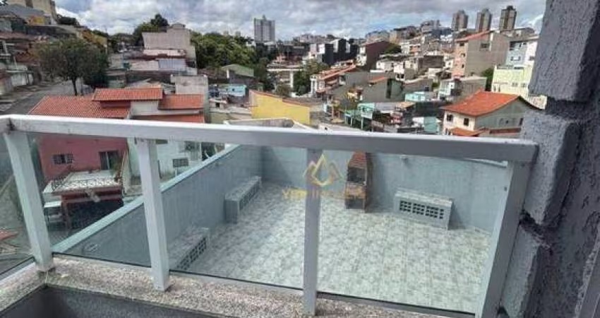 Apartamento com 2 dormitórios, 56 m² - venda por R$ 299.000,00 ou aluguel por R$ 2.098,01/mês - Parque João Ramalho - Santo André/SP