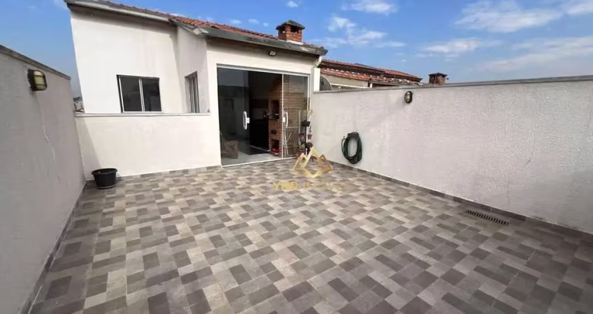 Cobertura com 2 dormitórios à venda, 94 m² por r$ 468.000 - parque novo oratório - santo andré/sp