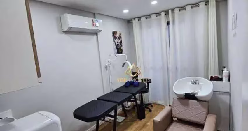 Salão, 50 m² - venda por r$ 42.400 ou aluguel por r$ 2.800/mês - campestre - santo andré/sp