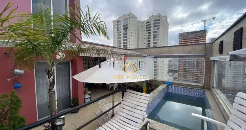 Cobertura com 4 dormitórios à venda, 467 m² por r$ 2.809.000 - jardim - santo andré/sp