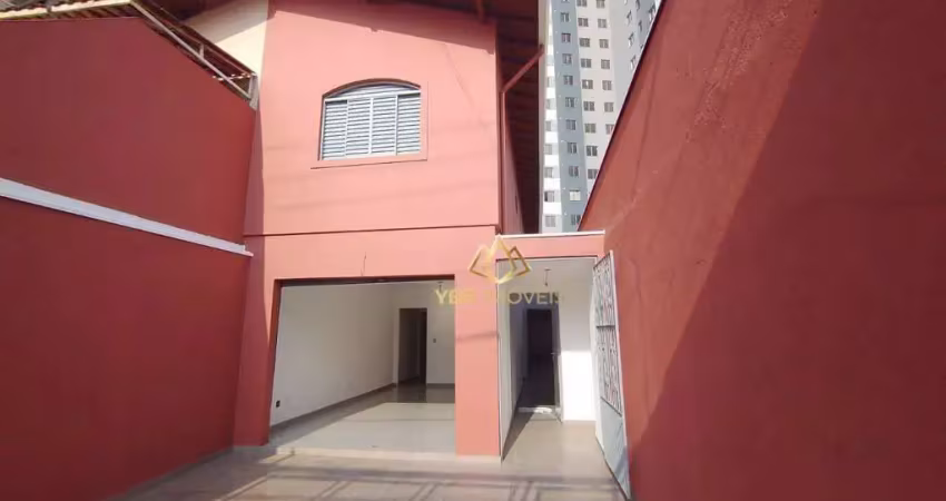 Sobrado com 3 dormitórios para alugar, 184 m² por r$ 5.034/mês - vila sacadura cabral - santo andré/sp