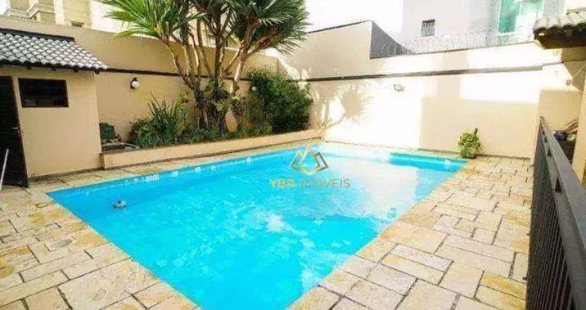 Casa com 4 dormitórios à venda, 454 m² por r$ 2.200.000,00 - vila alzira - santo andré/sp