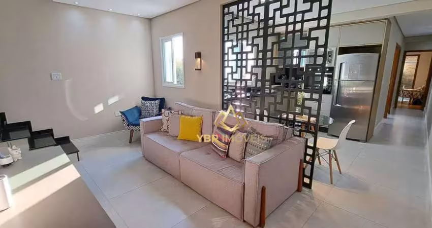 Cobertura com 2 dormitórios à venda, 150 m² por r$ 790.000,00 - vila valparaíso - santo andré/sp