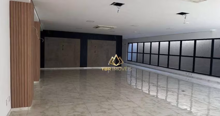 Salão para alugar, 300 m² por r$ 21.660,00/mês - jardim - santo andré/sp