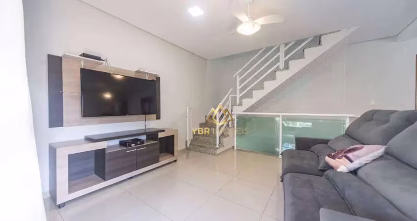 Sobrado com 3 dormitórios à venda, 160 m² por r$ 650.000,00 - vila linda - santo andré/sp