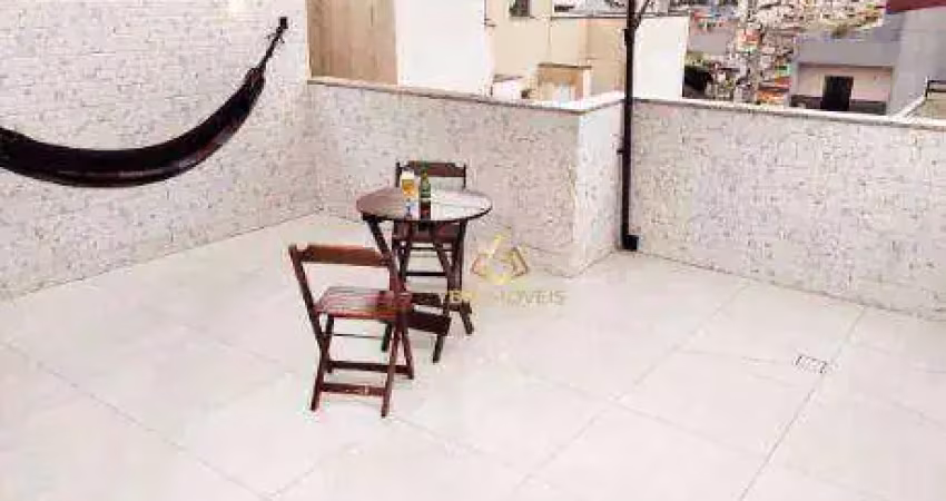 Apartamento com 2 dormitórios à venda, 84 m² por r$ 430.000 - vila humaitá - santo andré/sp