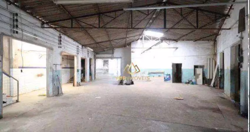 Galpão, 520 m² - venda por r$ 1.600.000 ou aluguel por r$ 10.800/mês - utinga - santo andré/sp