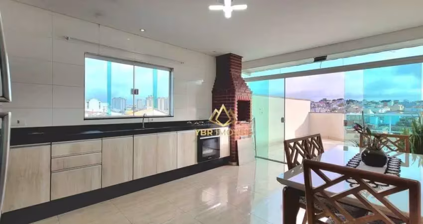 Cobertura com 2 dormitórios à venda, 96 m² por r$ 398.000 - parque novo oratório - santo andré/sp