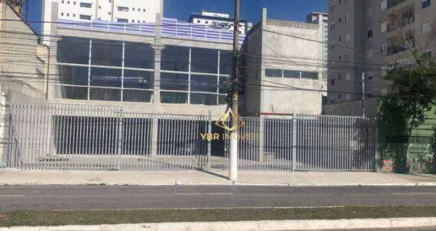 Galpão para alugar, 1200 m² por r$ 36.000/mês - jardim - santo andré/sp