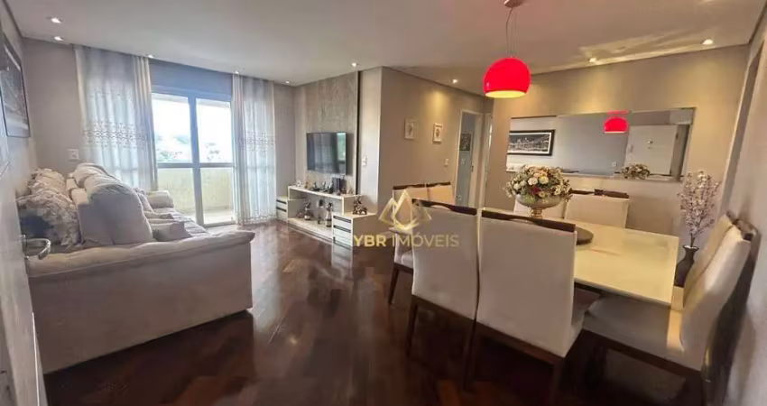 Apartamento com 2 dormitórios à venda, 76 m² por r$ 546.000 - jardim santo antônio - santo andré/sp