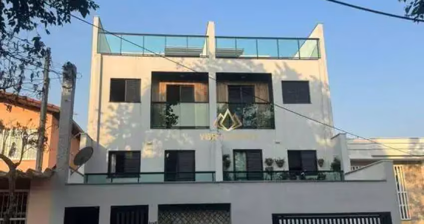 Cobertura com 2 dormitórios para alugar, 88 m² por r$ 2.800/mês - vila pires - santo andré/sp