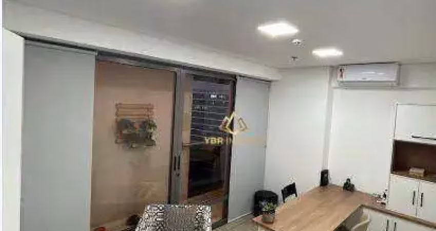 Sala, 43 m² - venda por r$ 600.000 ou aluguel por r$ 4.260/mês - cerâmica - são caetano do sul/sp