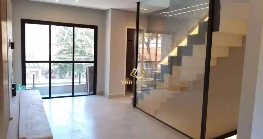 Sobrado com 2 dormitórios à venda, 110 m² por r$ 850.000,00 - jardim santo alberto - santo andré/sp