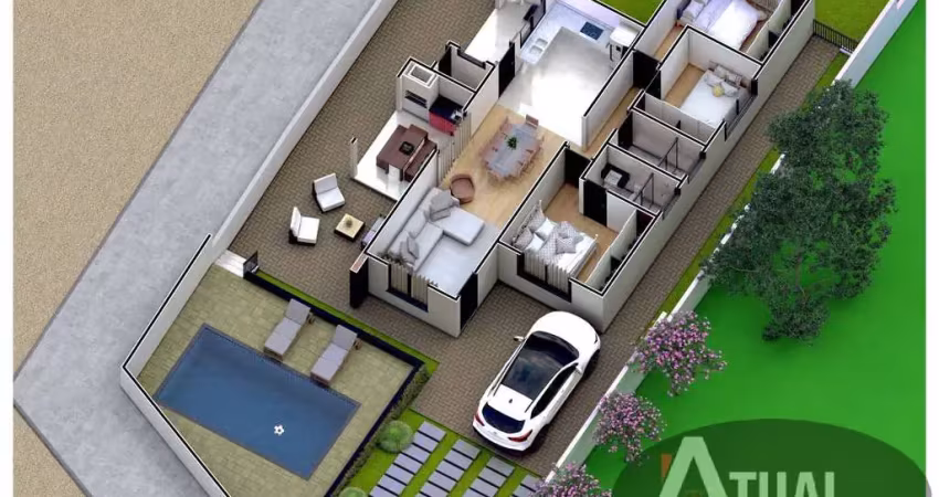 Vende-se - casa na planta - bairro estância brasil - atibaia/sp