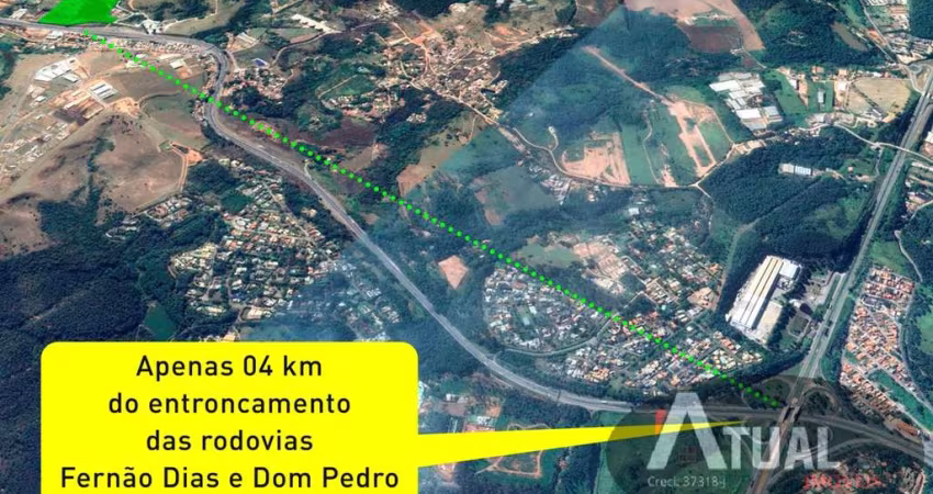 ÁREA INDUSTRIAL EM ATIBAIA COM OTIMA LOGISTICA E BOA TOPOGRAFIA.