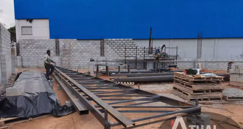 Galpão em construção para industrias terra preta mairiporã-sp