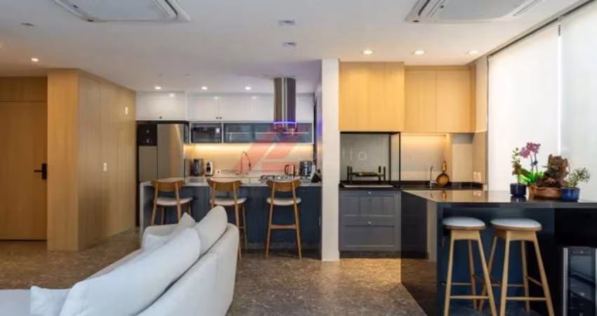 Apartamento de luxo à venda em São Paulo-SP, Cidade Monções: 2 quartos, 2 suítes, 1 sala, 3 banheiros, 2 vagas, 150m².