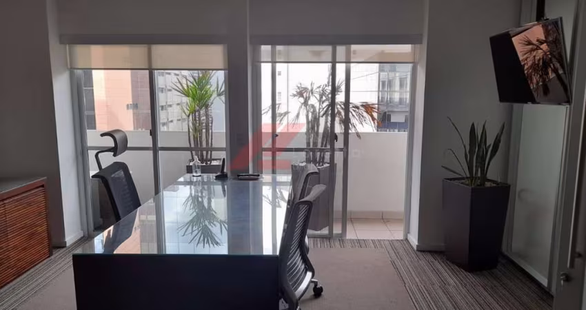 Oportunidade única: Sala comercial em condomínio na Vila Olímpia, São Paulo-SP, com 3 salas, 2 vagas e 100m²!
