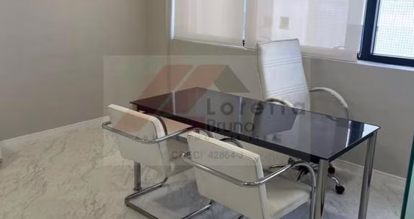 Sumarezinho - Sala Comercial 32m², vão livre, ar condicionado, 1 banheiro, copa e 1 vaga. Condomínio com sala de reunião.