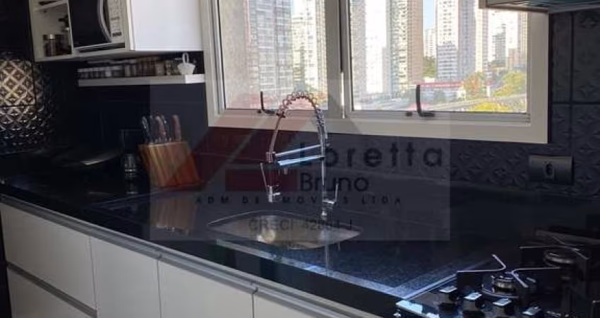 Apartamento Mobiliado 116m² com 2 suítes e 3 vagas para Venda e locação no Brooklin