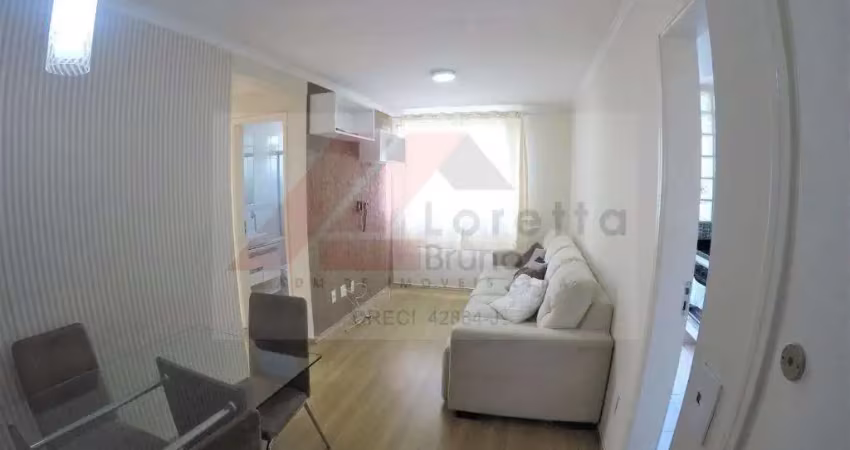 Jd. Leonor - Apto. 55m² Mobiliado, com 2 dormitórios, 1 banheiro, sala 2 ambientes, cozinha, área de serviço, 1 vaga de garagem. - mobiliado, com móveis planejados e eletrodomésticos.