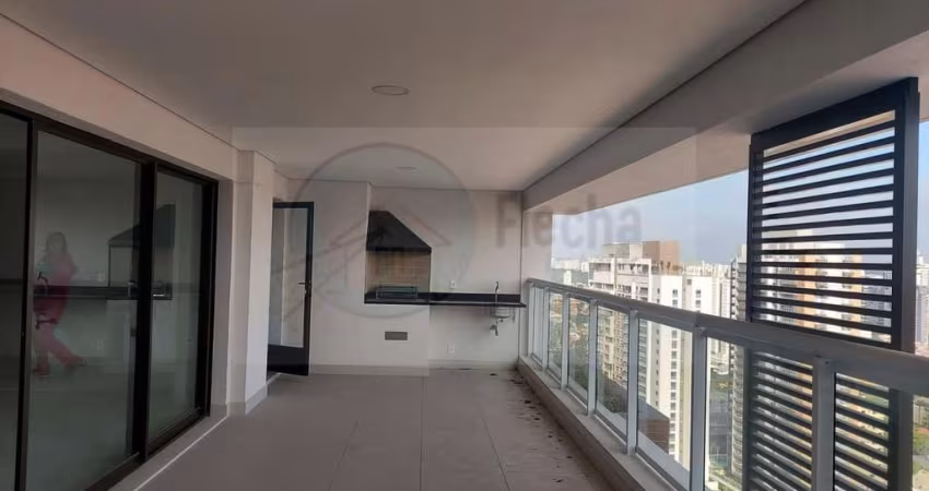 QUARTIER BROOKLIN APTO 178M² AINDA NO CONTRAPISO VISTA PANORAMICA, 3 suítes, living para dois ambientes, ampla varanda, depósito, 3 vagas