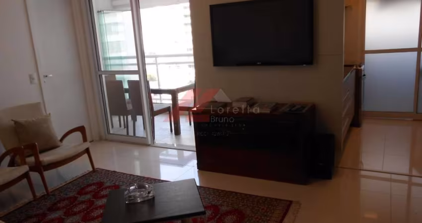 Apartamento de Alto Padrão para Locação na Cidade Monções, São Paulo-SP: 1 Quarto, 1 Suíte, 1 Sala, 2 Banheiros, 1 Vaga de Garagem, 53m².