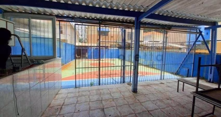 Vila Mariana - Casa ou Ponto Comercial 430m², 8 salas, cozinha, 5 banheiros, garagem p/ 6 carros. Atualmente está adaptado para escola infantil, lanchonete e quadra poliesportiva.