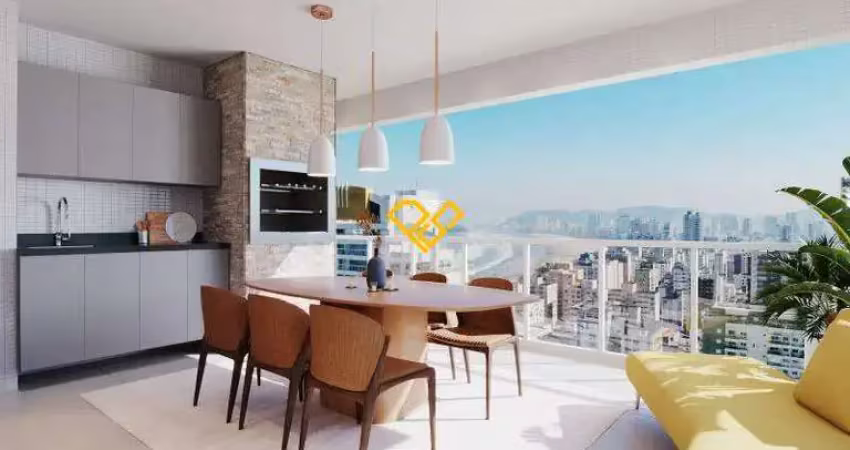 Apartamento com 2 suítes em santos no bairro embaré