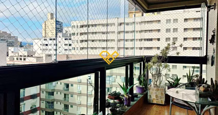 Apartamento com 3 quartos para alugar no Pompéia, Santos 