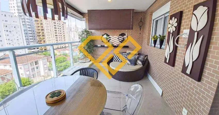 Apartamento com 2 quartos para alugar no Pompéia, Santos 