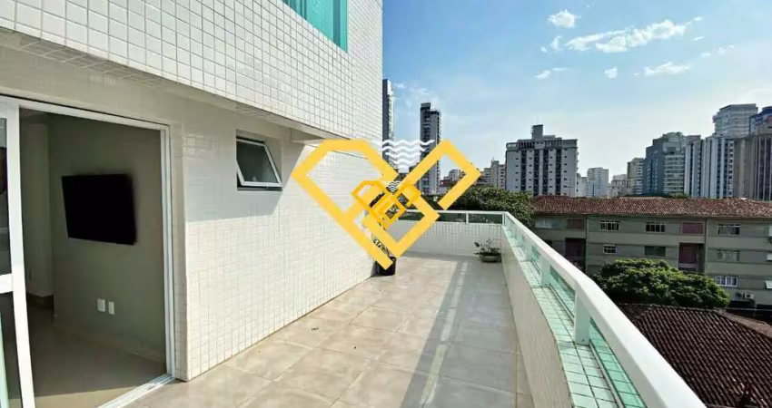 Apartamento garden 2 dormitórios no bairro embaré à venda em santos - sp