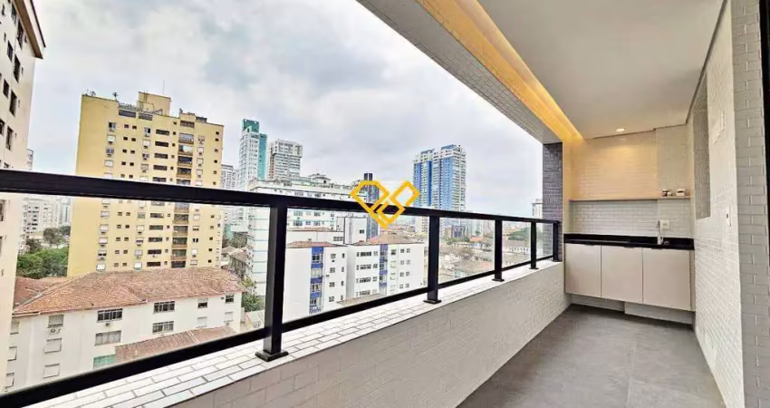 Apartamento com 1 quarto à venda no Ponta da Praia, Santos 