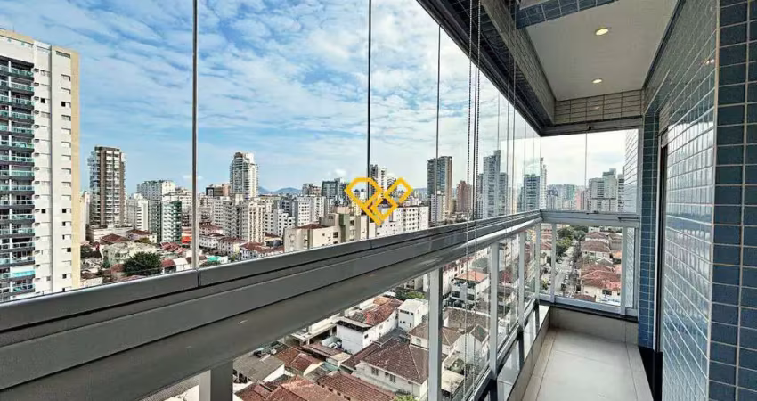 Apartamento com 3 quartos para alugar no Embaré, Santos 