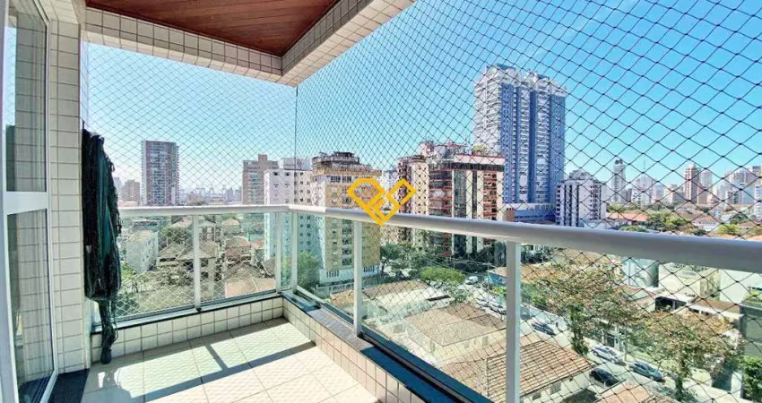 Apartamento com 3 quartos para alugar na Aparecida, Santos 
