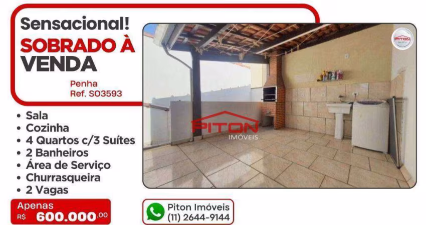 Sobrado - Penha - São Paulo/SP