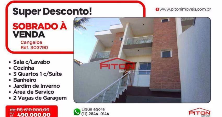 Sobrado Frontal - Cangaíba - São Paulo/SP