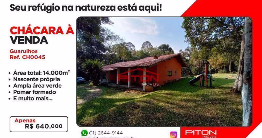 Chácara / sítio com 2 quartos à venda na Rua Rio Purús, 642, Centro, Guarulhos